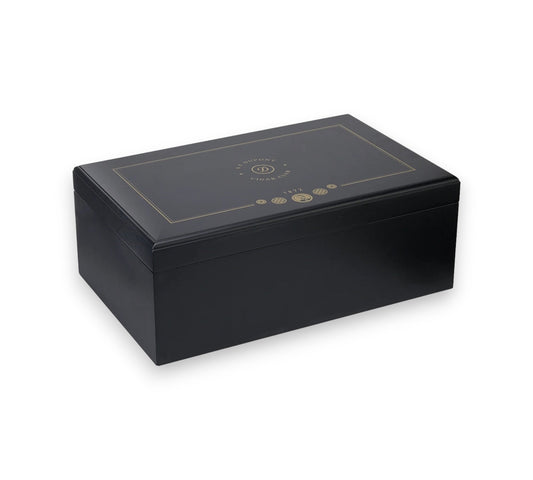 S.T Dupont - Premium Black Cigar Humidor - Arcadia Cigars The Lanes